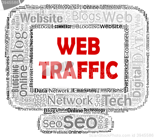 Image of Web Traffic Represents Www Computer And Customer