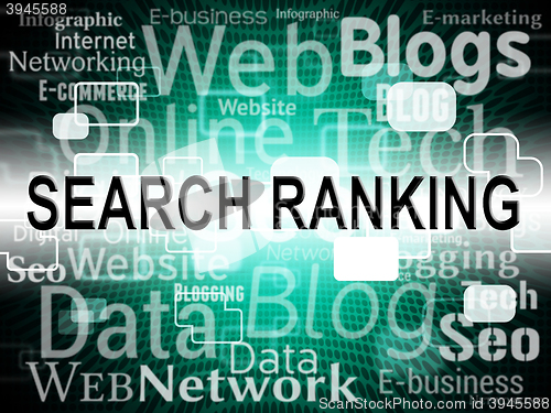 Image of Search Ranking Shows Researcher Top And Marketing