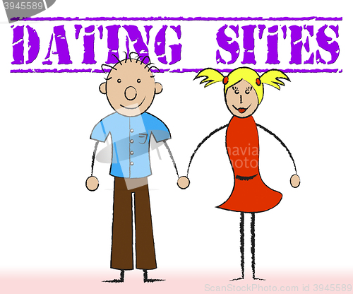 Image of Dating Sites Shows Date Love And Websites