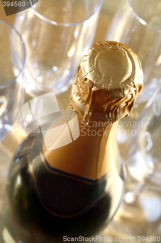 Image of champagne bottle