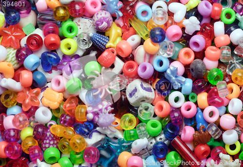 Image of beads, multicoloured