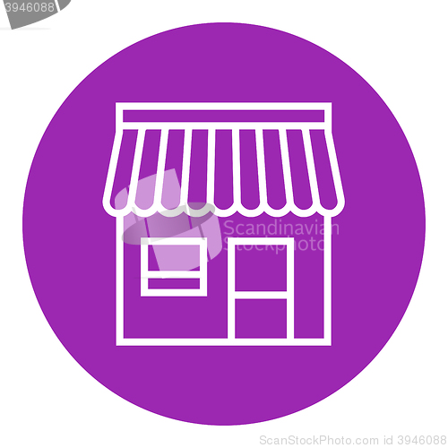 Image of Shop line icon.