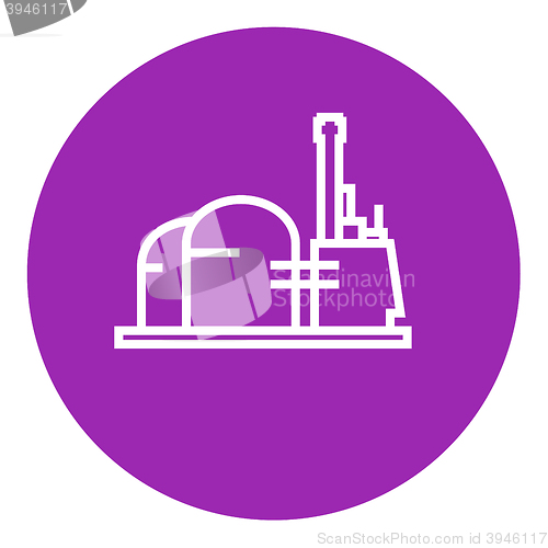 Image of Factory line icon.