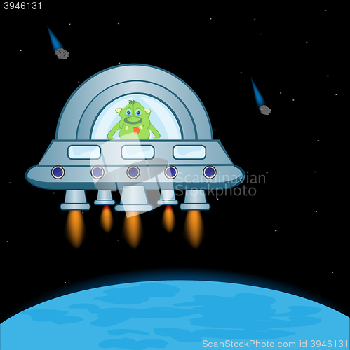Image of Extraterrestrial spaceship
