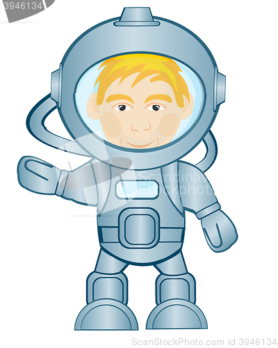 Image of Spaceman in space suit