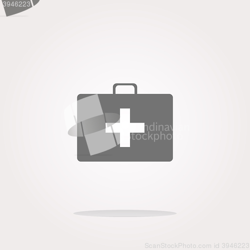 Image of vector Doctor Bag Health Medical Icon Isolated on white