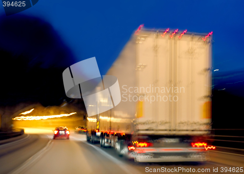 Image of Truck in Movement