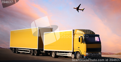 Image of truck on country-road