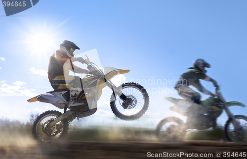 Image of motocross rider