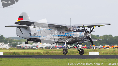 Image of LEEUWARDEN, THE NETHERLANDS-JUNE 10: An old german DM-SKL Deutsc