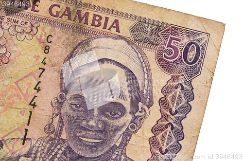 Image of 50 Gambian dalasi bank note