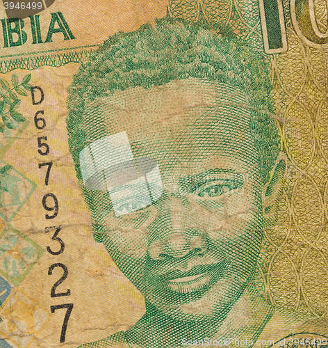 Image of 10 Gambian dalasi bank note