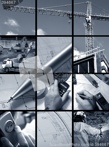 Image of Collage of Construction ambiance