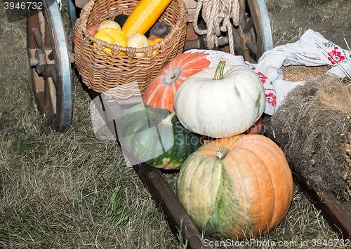 Image of Vegetable harvest is sold at the fair.