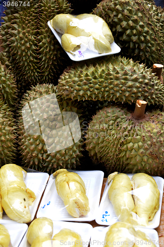 Image of Durian at the street market