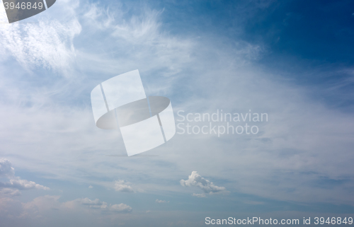 Image of blue sky background