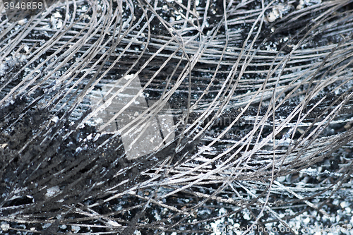 Image of burned steel cord
