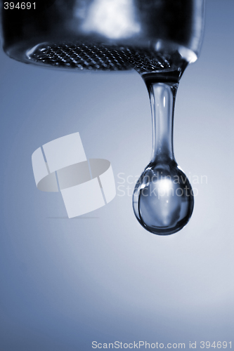 Image of Dripping tap, close up