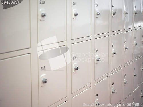 Image of Many Locker cabinets