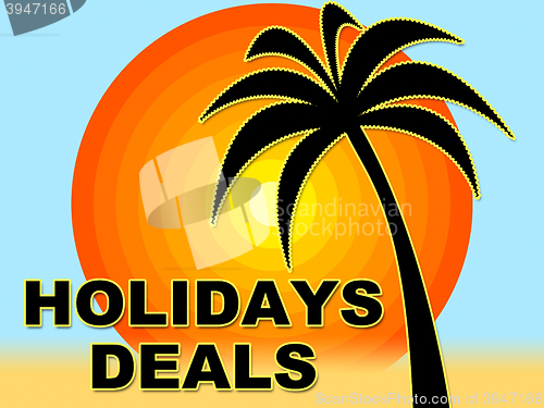 Image of Holiday Deals Means Save Bargains And Offers