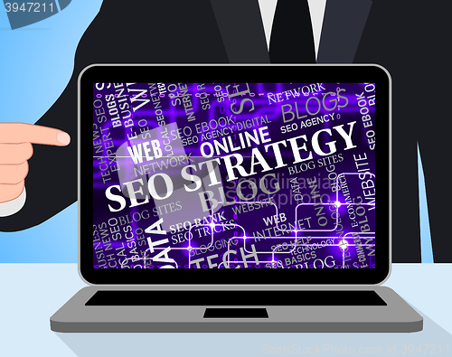 Image of Seo Strategy Means Search Engine And Computing