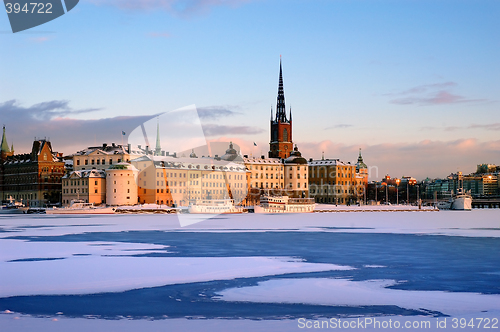 Image of Winter in Stockholm with snow