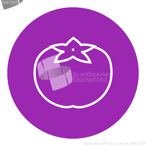 Image of Tomato line icon.