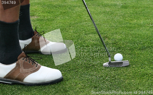 Image of Golfer in action