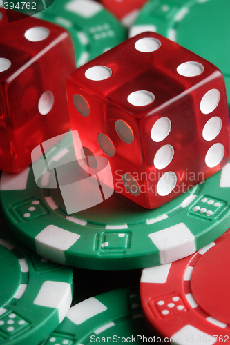 Image of Dice and Chips