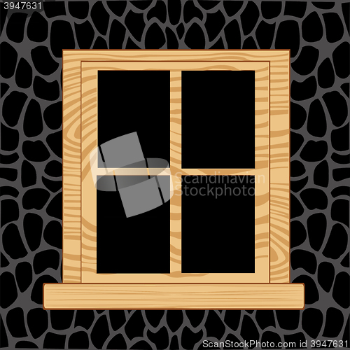 Image of Window in wall from stone