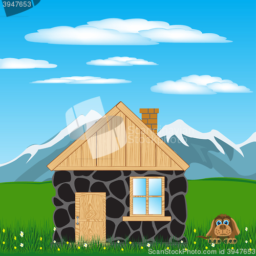 Image of House in mountain