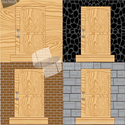 Image of Door in wall