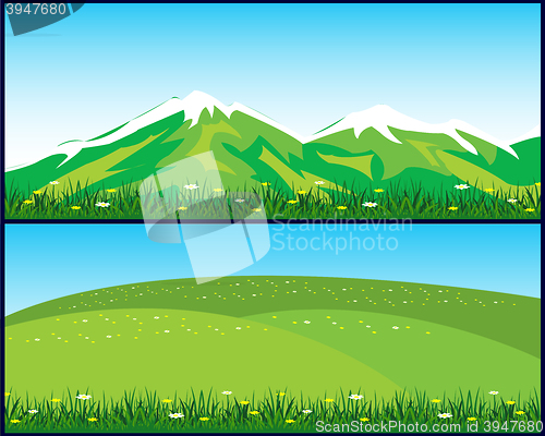 Image of Two landscapes