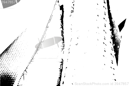 Image of Grunge black and white wall background vector