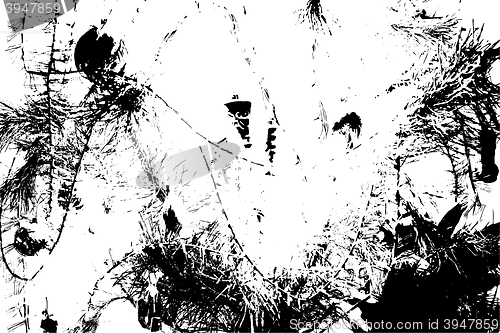 Image of Grunge black and white wall background vector