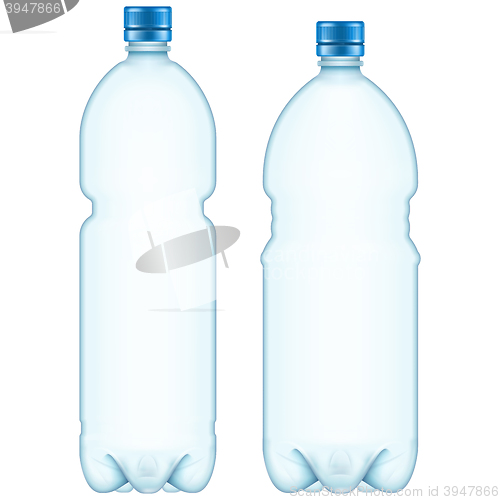 Image of Plastic bottles. EPS 10