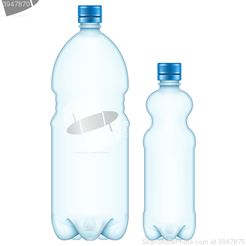 Image of Plastic bottles. EPS 10