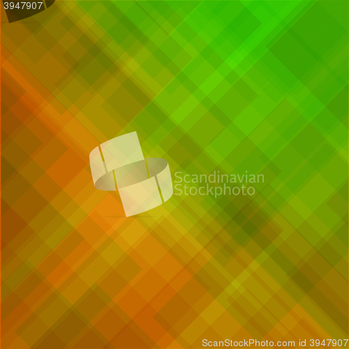 Image of Abstract Elegant Green Orange Background