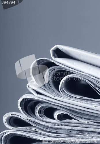 Image of A pile of newspapers