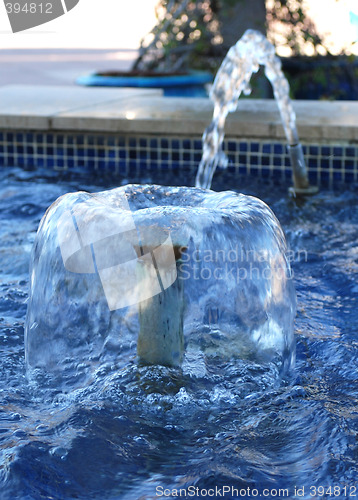 Image of A fountain close-up