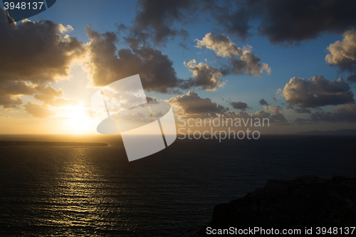 Image of Sunset at Santorini, Greece