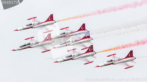 Image of LEEUWARDEN, THE NETHERLANDS - JUNE 10, 2016: Turkish Air Force D