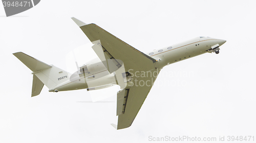 Image of LEEUWARDEN, THE NETHERLANDS - JUNE 10: Air Force Gulfstream Aero