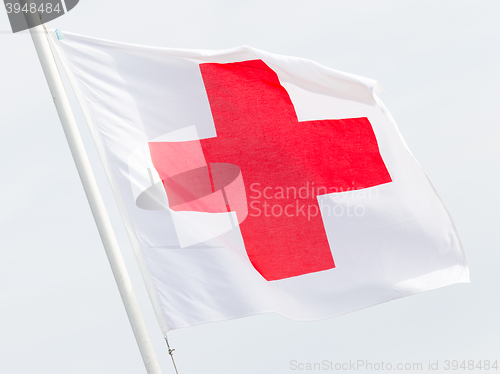 Image of Red cross flag