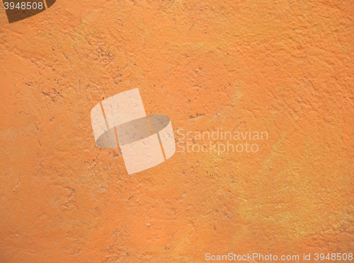 Image of Orange Painted plaster wall