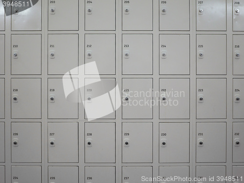 Image of Many Locker cabinets