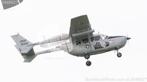 Image of LEEUWARDEN, THE NETHERLANDS - JUNE 11, 2016: Cessna O-2A Super S