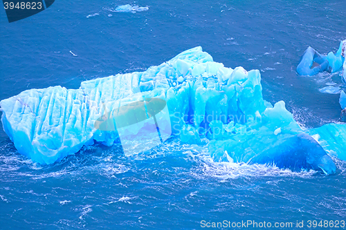 Image of Arctic iceberg. ice stock. area Novaya Zemlya