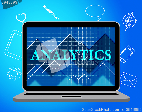 Image of Analytics Online Shows Web Site And Computer
