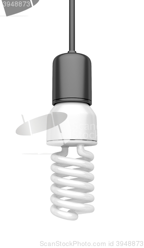 Image of Light bulb on white